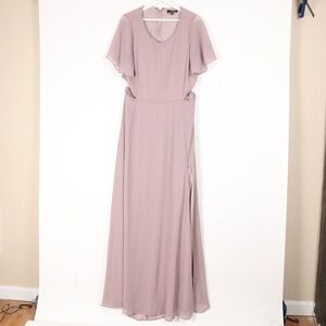 Lulus Garden Bliss Cutout Maxi Dress NWT